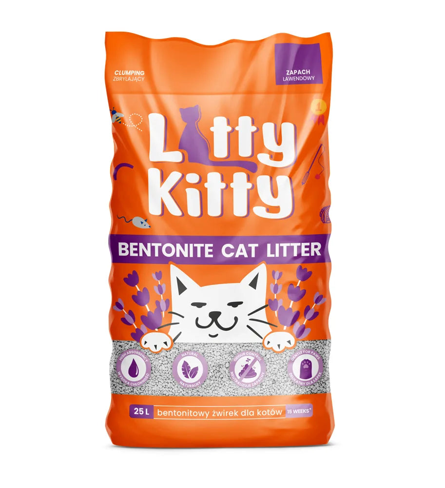 Litty Kitty wirek Bentonitowy Lawendowy Dla Kota 25 Litr w Zoopers pl litty-kitty-wirek-bentonitowy-lawendowy-dla-kota-25-litr-w-zoopers-pl