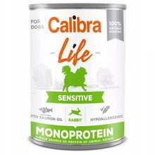 CALIBRA LIFE SENSITIVE MONOPROTEIN RABBIT WITH RICE Królik z ryżem 400g