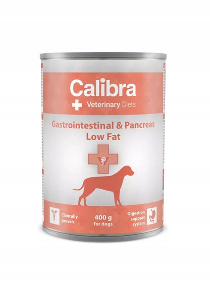 CALIBRA VD Dog Gastrointestinal Low Fat 400g mokra karma dla psów z chorą trzustką