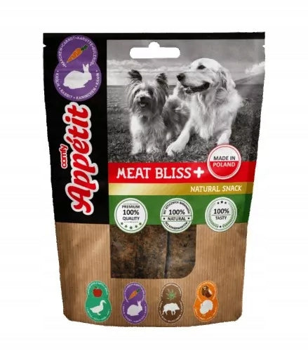 Comfy Appetit Bliss paski królik z marchewką 100g przysmak dla psa