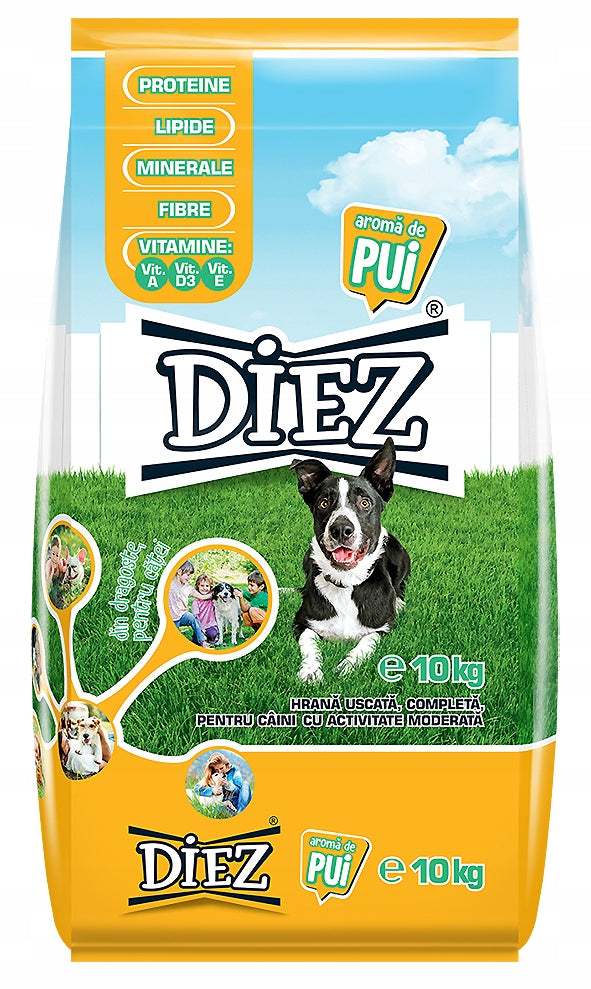DIEZ Adult All Breed Chicken 10kg dla dorosłych psów o normalnej aktywności