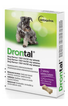 Vetoquinol Drontal Dog Flavour 2 Tabletki