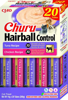 INABA CAT CHURU HAIRBALL VARIETY 20x14g (280g) BOX