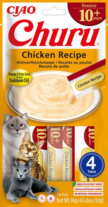 INABA CAT CHURU SENIOR CHICKEN 4x14g (56g)