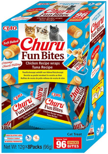 INABA CAT FUN BITES CHICKEN & TUNA 8x12g (96g)