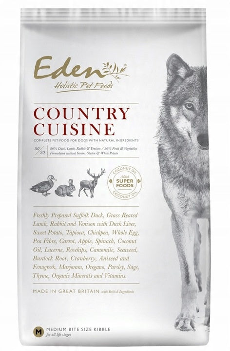 Eden Country Cuisine Rasy Małe 6kg karma sucha dla psów dorosłych