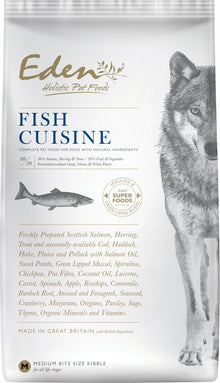 Eden Fish Cuisine Średnie i Duże 12kg karma sucha dla psów dorosłych