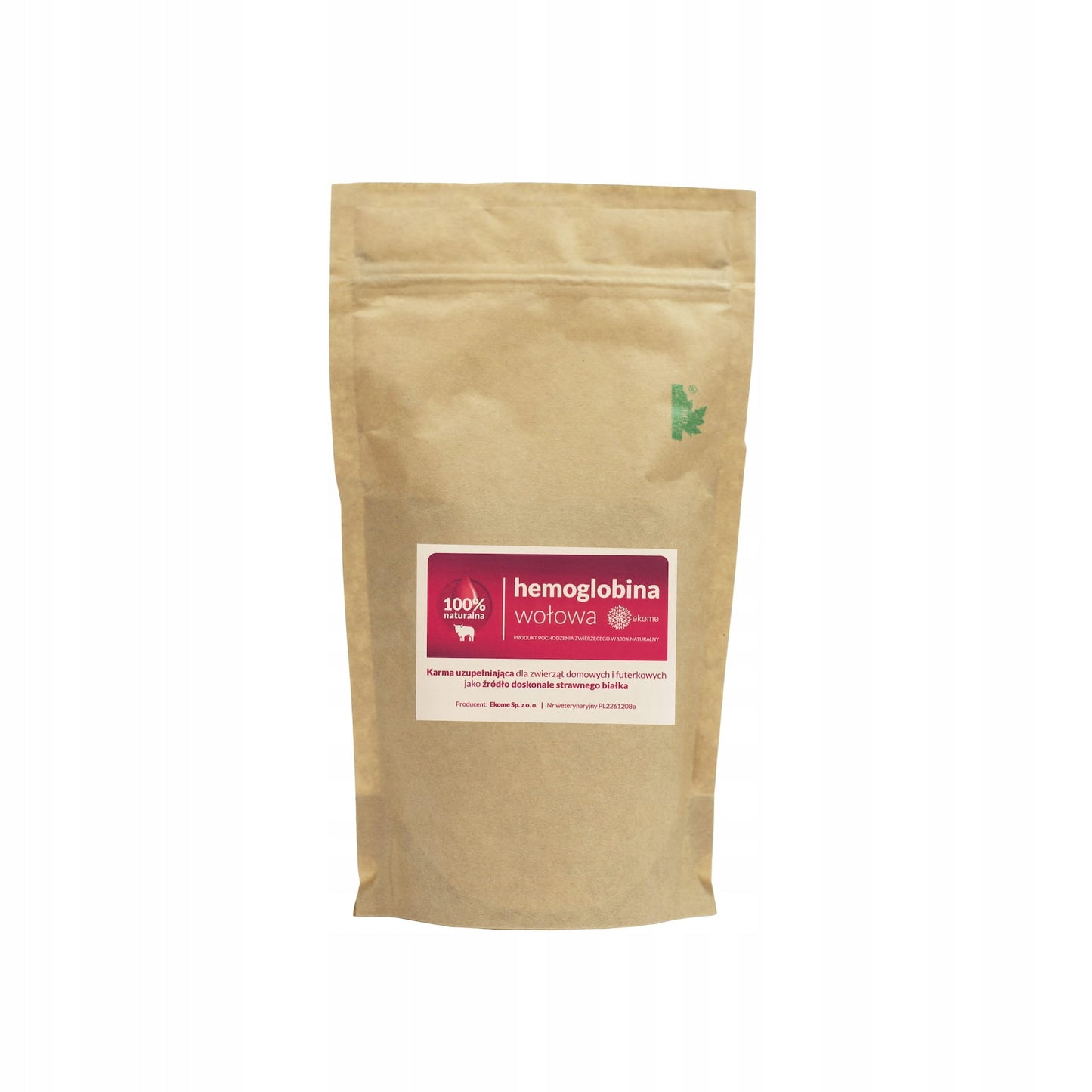Ekome suszona hemoglobina wołowa 500g