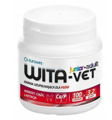 Eurowet Wita - Vet Ca/P = 2 3,2 g Junior Adult 100 Tabletek