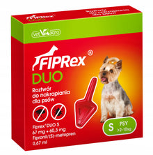 Fiprex Duo  Roztwór Do Nakrapiania Dla Psów Rozmiar S 2 kg - 10 kg 1 x 0,67 ml