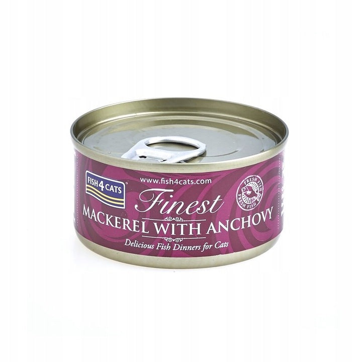 Fish4Cats WET Makrela z anchois karma mokra dla kota puszka 70g