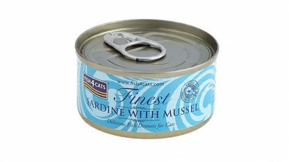 Fish4Cats Finest Sardynka z Omułkiem Zielonowargowym 70g