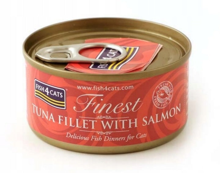 Fish4Cats Finest filet z Tuńczyka z Łososiem 70g