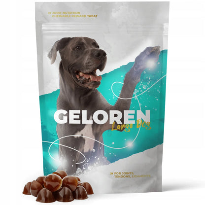 GELOREN Dog Large 420g żelki na stawy dla dużych psów 60 sztuk