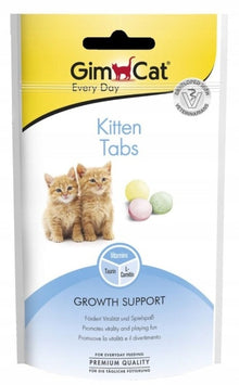 GIMCAT Kitten Tabs 40g dla kociąt tauryna i L-karnityna