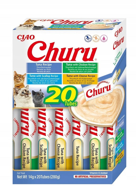 INABA CAT Churu miks z tuńczykiem 20x14g (280g)