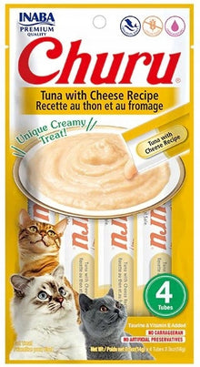 Inaba Cat Churu Tuńczyk z Serem Przysmak Dla Kota 4 x 14 g