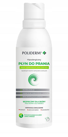 POLIDERM Hipoalergiczny płyn do prania i pielęgnacji tkanin dla zwierząt 70ml