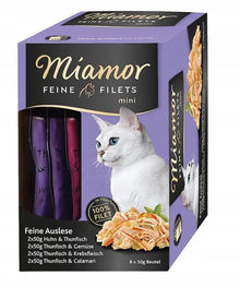 MIAMOR Feine Filets Mini Multibox w galaretce 8x50g kurczak i tuńczyk