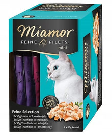 MIAMOR Feine Filets Mini Fileciki w galarecie 8x50g mokra karma dla kota