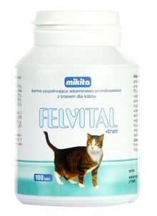 Mikita Felvital + Tran Dla Kota 100 Tabletek