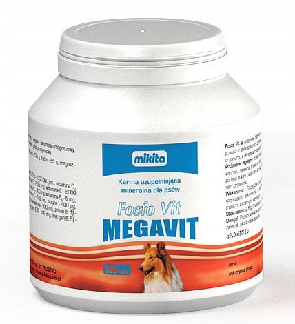 Mikita Fosfo - Vit Megavit Dla Psa 150 Tabletek