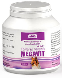 Mikita Fosforan Wapnia Megavit A+D3 Dla Psa 150 Tabletek