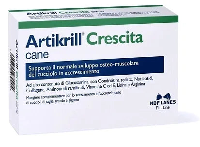 NBF Lanes Artikrill Crescita Cane 30 tabletek