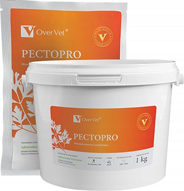 OVER VET Pectopro 1kg na trawienie cieląt