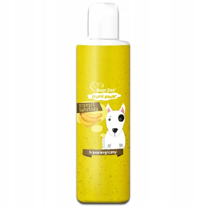 Over Zoo Frutii Power Szampon Hipoalergiczny o Zapachu Bananowym dla Psa 200 ml