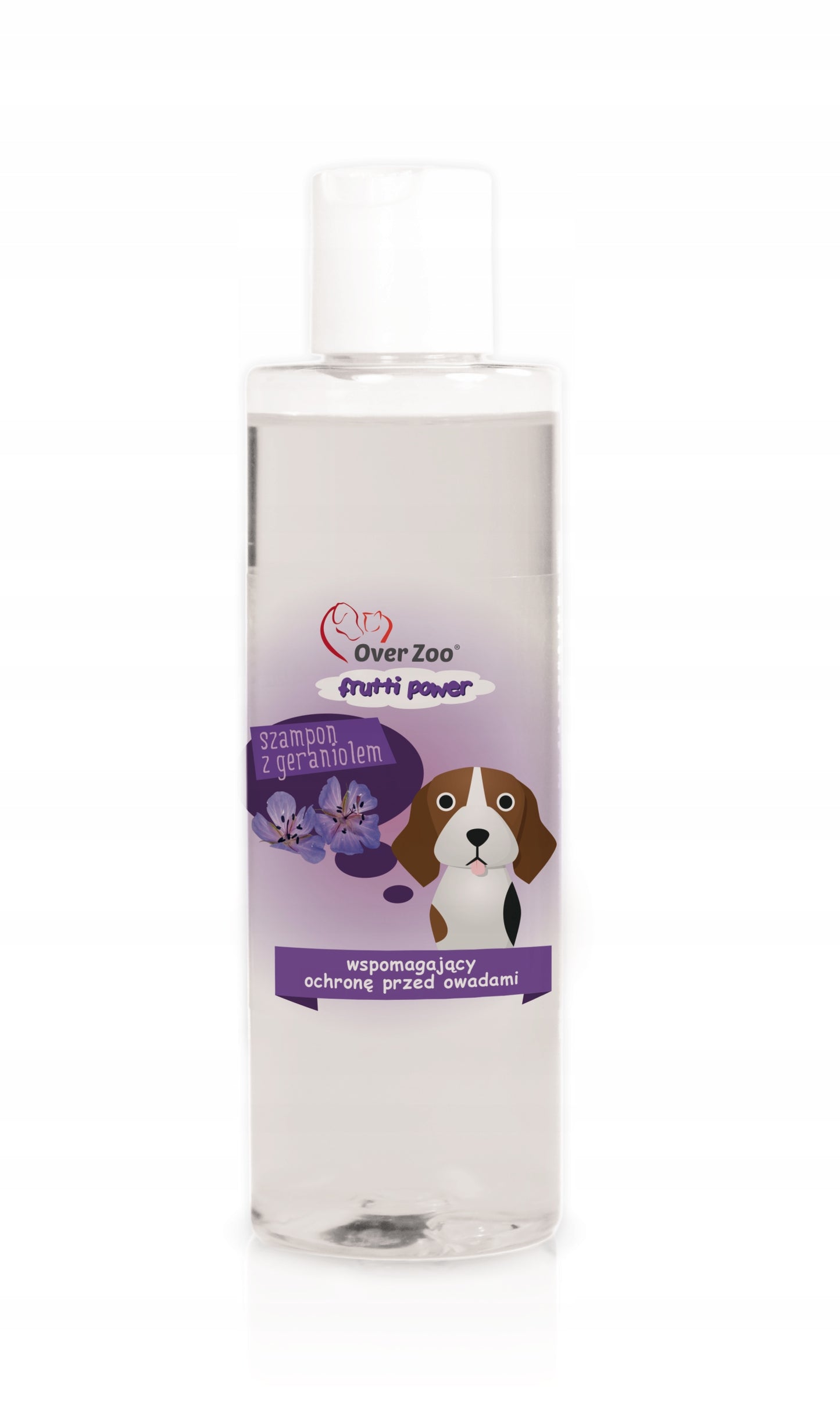 Over Zoo Szampon Z Geraniolem Wspomagający Ochronę Przeciw Owadom 200 ml