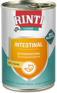 RINTI Canine Gastro Intestinal Kurczak 400g pomaga uregulować procesy trawienne