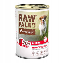 RAW PALEO mokra karma dla szczeniąt z wołowiną 400g