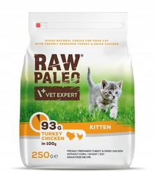 Raw Paleo karma z indykiem i kurczakiem dla kociąt 250g