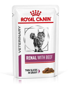 Royal Canin Veterinary Diet Renal Beef Niewydolność Nerek Wołowina dla Kota 85 g