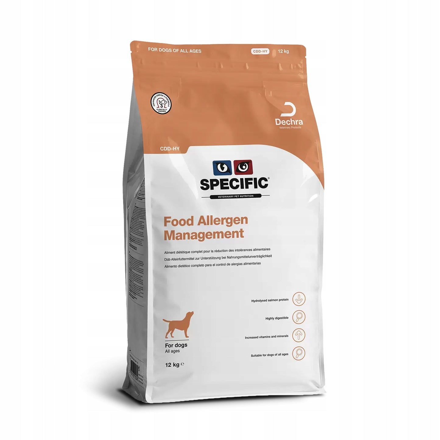 SPECIFIC CDD-HY FOOD ALLERGEN MANAGEMENT 12 kg