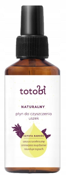 TOTOBI Naturalny płyn do czyszczenia uszek 100ml dla psa i kota