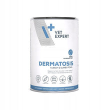 VET EXPERT 4t VD Dermatosis Dog Turkey & Guinea Fowl Indyk z Perliczką 400g