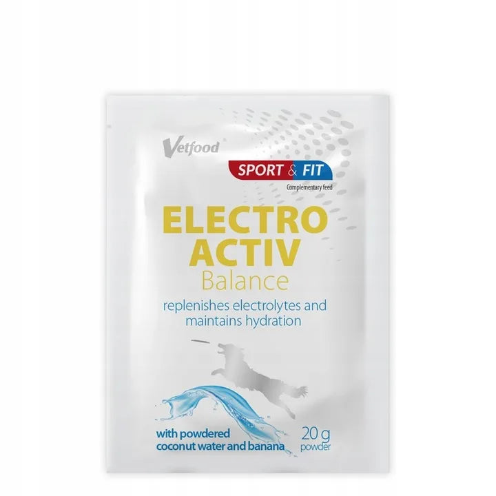 VETFOOD Electroactiv Balance BANAN 20g elektrolity dla psa i kota