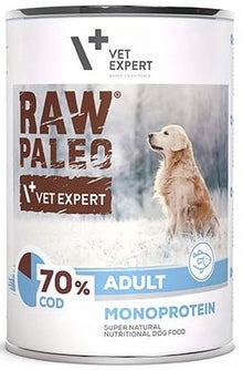 RAW PALEO mokra karma dla psów dorosłych dorsz 400g