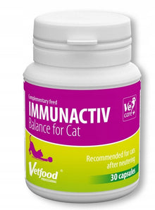 VETFOOD Immunactiv Balance dla kota 30 kapsułek