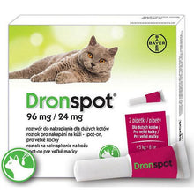 Vetoquinol Dronspot 96 mg/24 mg 2 Pipety 5 kg- 8 kg Dla Dużego Kota