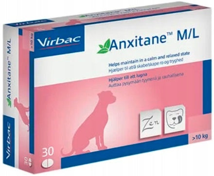 VIRBAC Anxitane średni i duży pies 30 tabletek