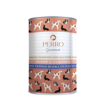 PERRO Gourmet Jeleń z cukinią 400g monobiałkowa karma dla psów dorosłych