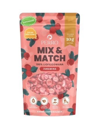 PERRO MIX & MATCH Żurawina liofilizowana 10g