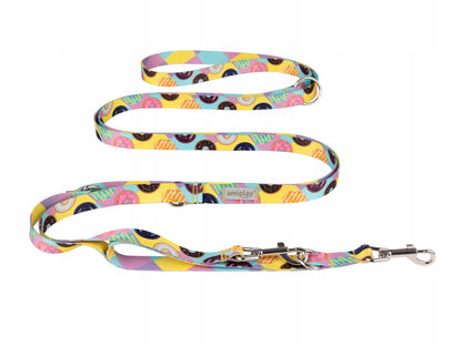 AMIPLAY Smycz regulowana 8in1 BeHappy L Donut