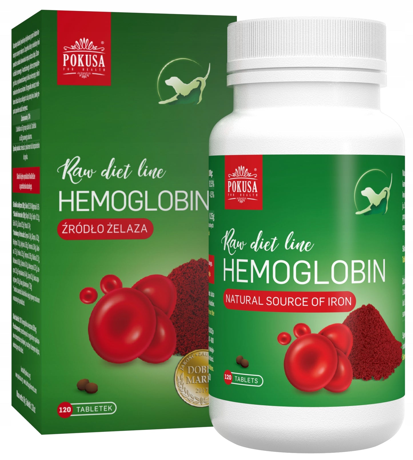 POKUSA Hemoglobin 120 tabletek