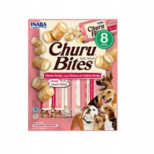 INABA DOG Churu Bites kurczak z łososiem 8x12g