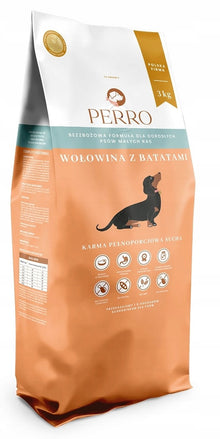 PERRO Wołowina z Batatami dla małych ras 3 kg