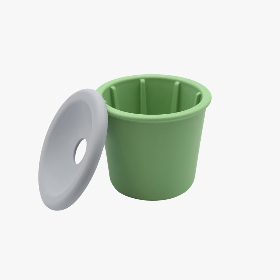 Fiboo Kubek Fibeek Przykrywka z otworem zielony